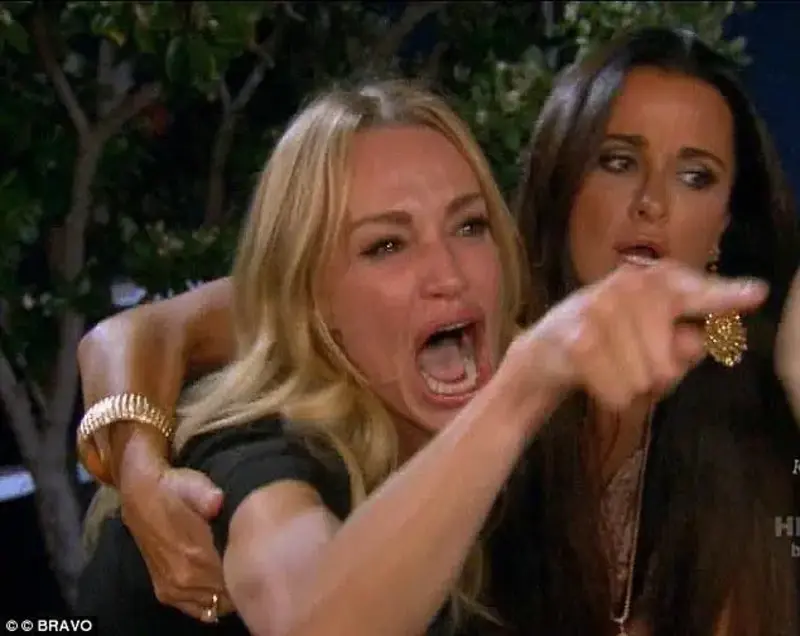 Woman Yelling at Cat